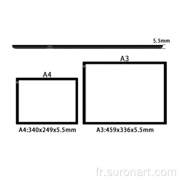 Table Lumineuse A4